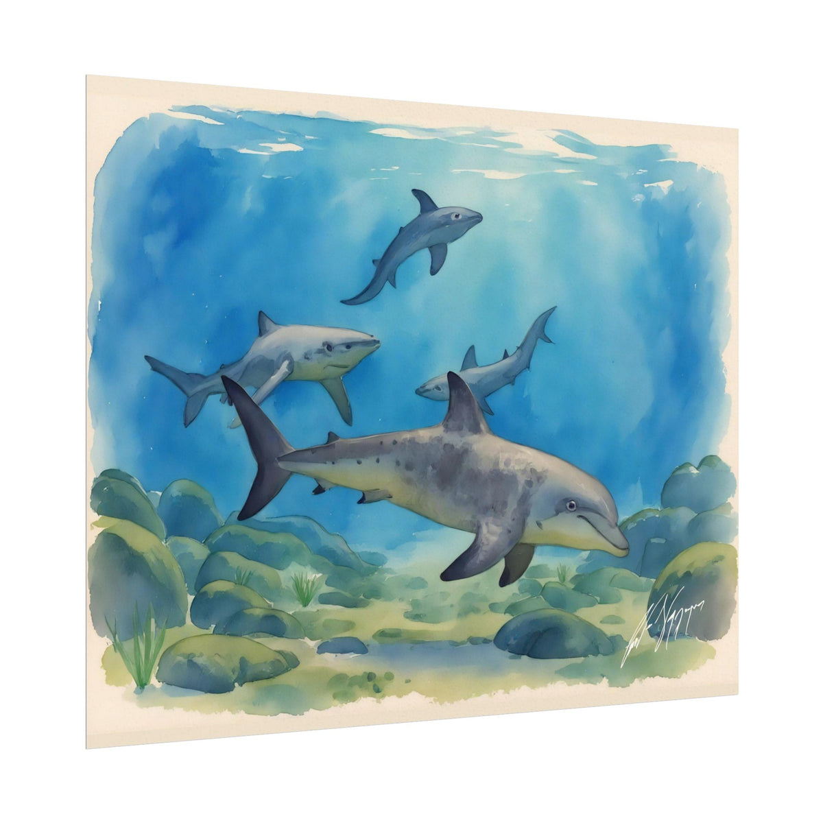 World of Sharks - Fine Art Print