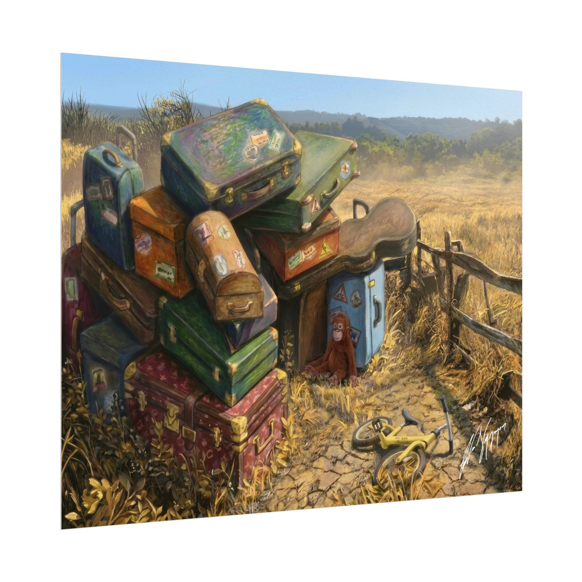 Stashed Lives - Summer - Fine Art Print