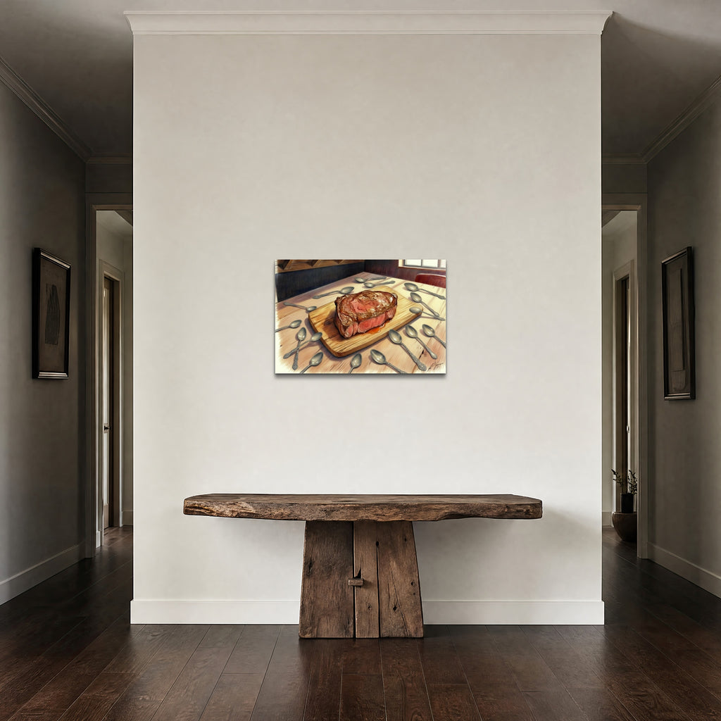 Spoons and Steak - Fine Art Print