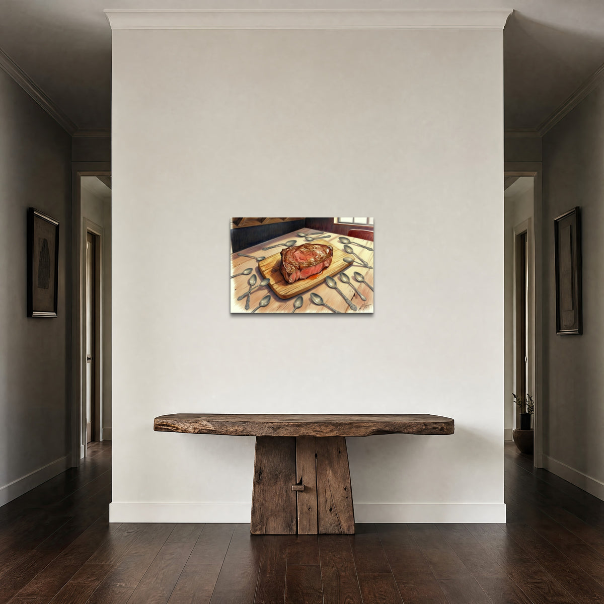 Spoons and Steak - Fine Art Print
