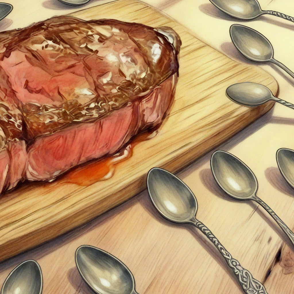 Spoons and Steak - Fine Art Print