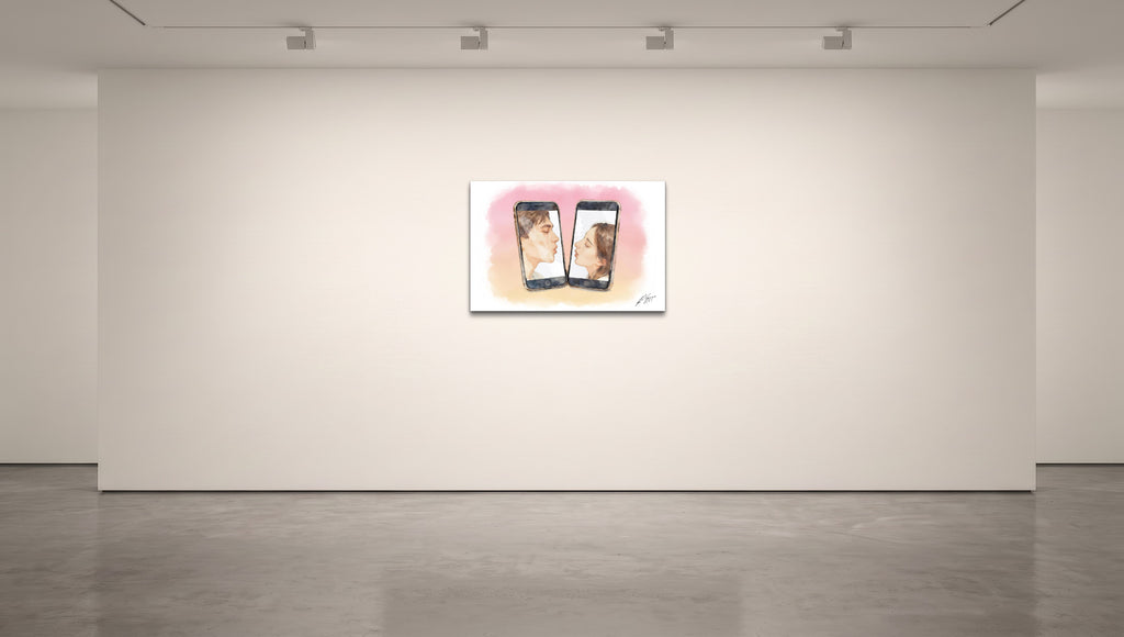 Window Kissing - Fine Art Print