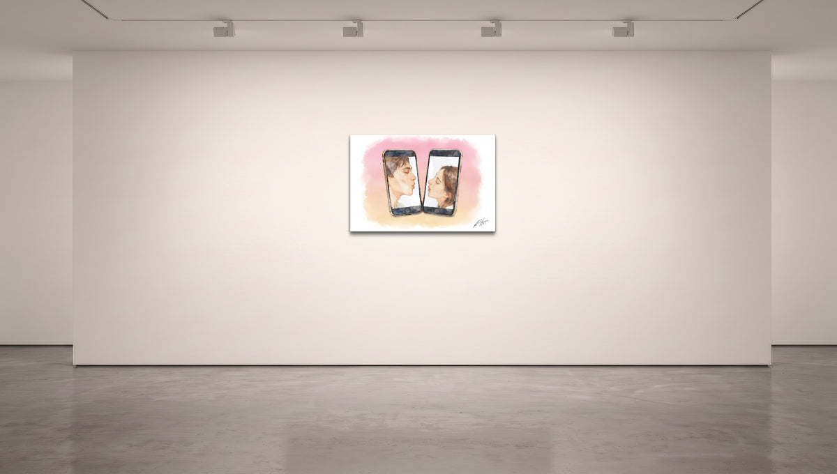 Window Kissing - Fine Art Print