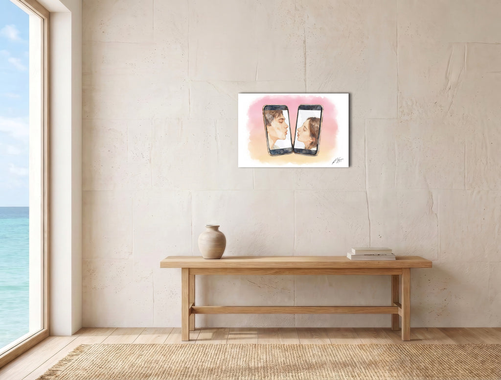 Window Kissing - Fine Art Print
