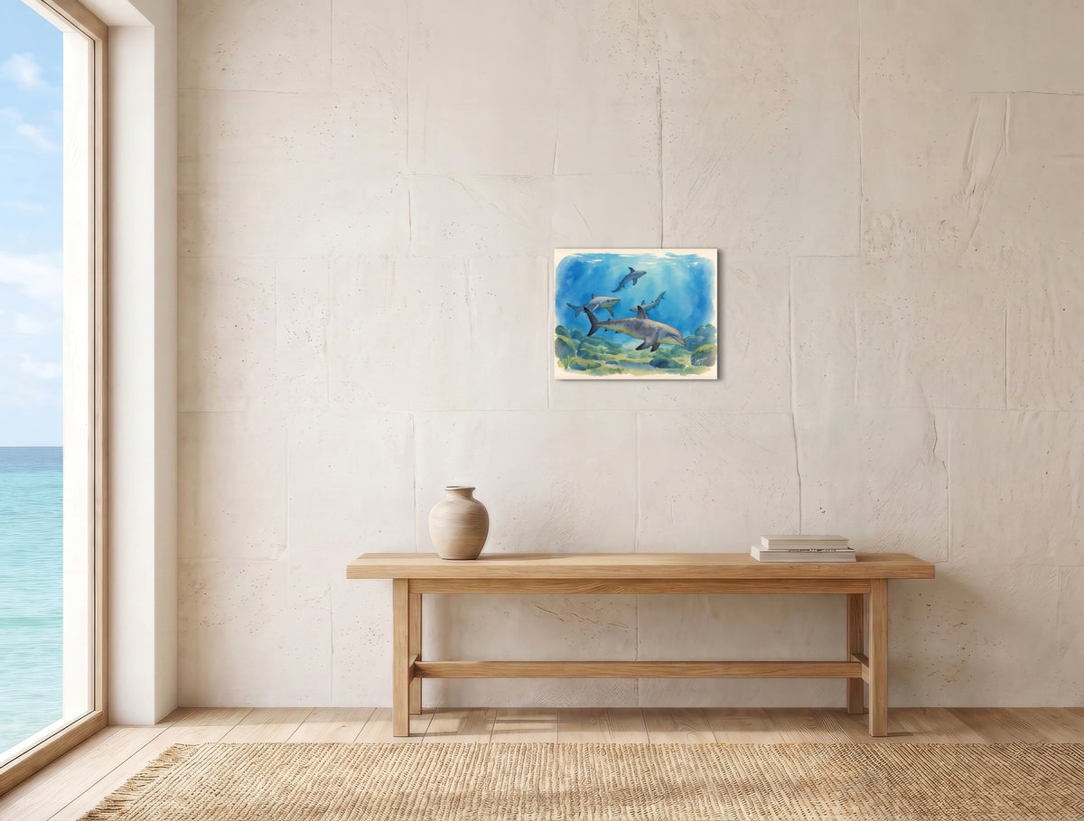 World of Sharks - Fine Art Print