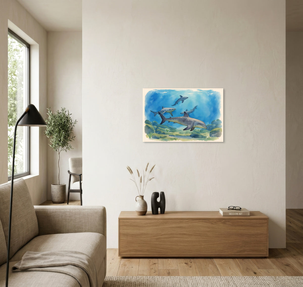 World of Sharks - Fine Art Print