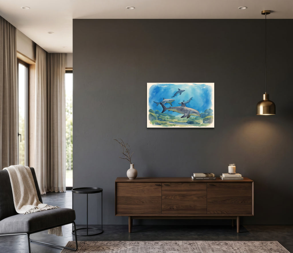 World of Sharks - Fine Art Print