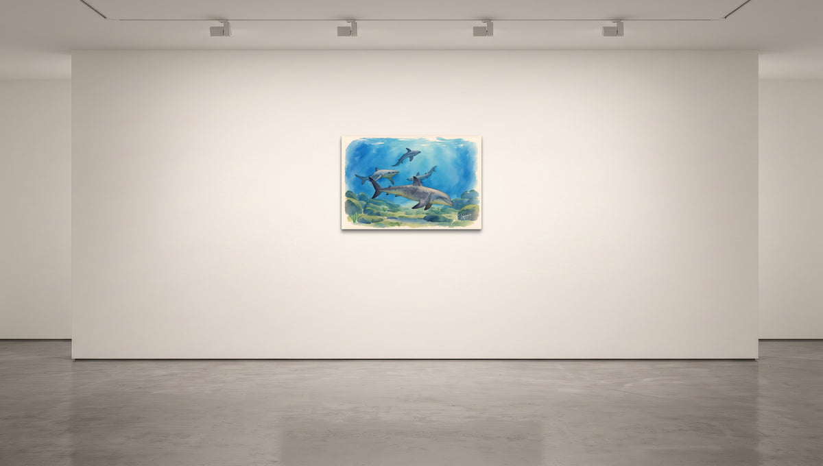 World of Sharks - Fine Art Print